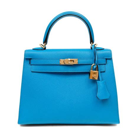 ist eine hermes tasche kelly blau echt